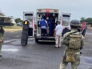 Semar activó protocolos y desplegó cinco aeronaves para apoyar a las personas heridas.ESPECIAL