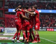 Toluca tuvo que resistir ante los embates asfixiantes de los regios, pero con garra y corazón, mantuvieron el resultado que les favorecía. IMAGO7.