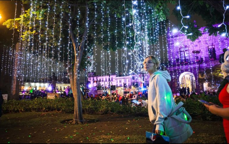 Segunda edición del festival Bien de Noche Guadalajara, esta vez con temática navideña. EL INFORMADOR/J.ACOSTA