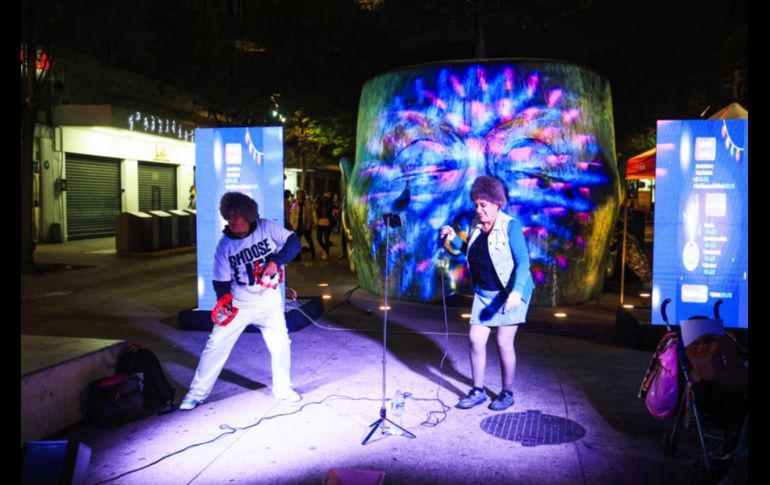 Segunda edición del festival Bien de Noche Guadalajara, esta vez con temática navideña. EL INFORMADOR/J.ACOSTA