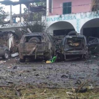 Policías comunitarios acusan al CNG por explosión en Coahuayana