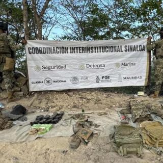 Ejército y Guardia Nacional aseguran laboratorios clandestinos en Sinaloa
