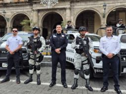 Dependencias de seguridad desplegarán elementos para cumplir operativo en el Centro Histórico, en la Americana, Miravalle y Artesanos. ESPECIAL / Policía de Guadalajara