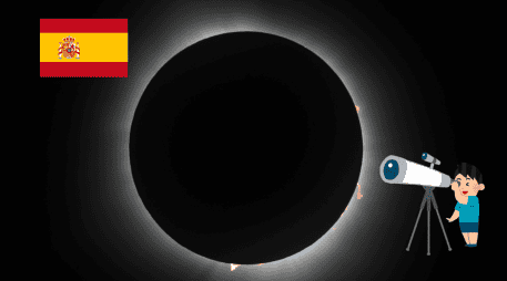 Después de este eclipse, España vivirá otro total el 2 de agosto de 2027 y un anular el 26 de enero de 2028. CANVA