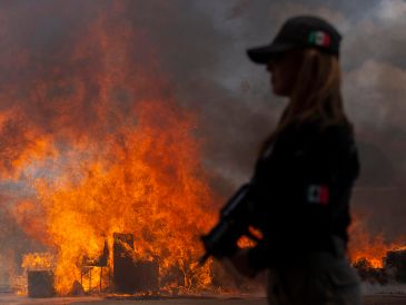 De cada 12 ataques con artefactos explosivos desde drones, al menos nueve elementos del Ejército y dos policías perdieron la vida. EFE / ARCHIVO