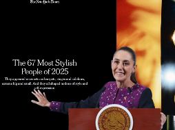 La publicación destaca su vestimenta con bordados creados por manos indígenas. EFE / M. GUZMÁN