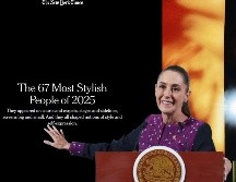 La publicación destaca su vestimenta con bordados creados por manos indígenas. EFE / M. GUZMÁN