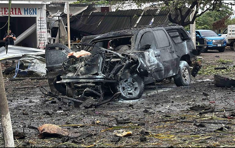 El coche bomba detonó al mediodía del sábado, provocando la muerte de seis personas. SUN