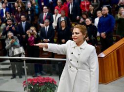 La nueva fiscal, quien tomó protesta de ley en el recinto legislativo, cuenta con una amplia trayectoria en el campo del Derecho Penal, que ha desarrollado en la administración de justicia. ESPECIAL / SUN