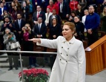 La nueva fiscal, quien tomó protesta de ley en el recinto legislativo, cuenta con una amplia trayectoria en el campo del Derecho Penal, que ha desarrollado en la administración de justicia. ESPECIAL / SUN