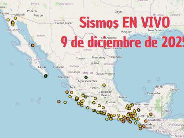 Sismos en México | EN VIVO | 9 de diciembre de 2025. ESPECIAL / SSN