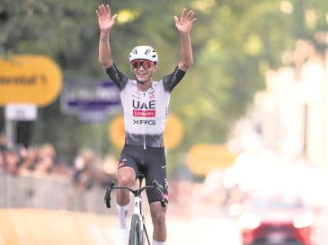 Isaac Del Toro recibió el Premio Nacional de Deportes en lo profesional y tiene beca de Conade rumbo a Los Ángeles 2028. EFE / ARCHIVO
