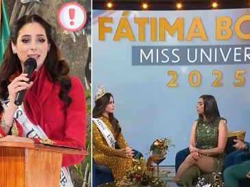 Entrevistadores de Telemundo revelaron que Fátima Bosch los abandonó durante una entrevista. EFE / ARCHIVO / ESPECIAL YouTube La Mesa Caliente