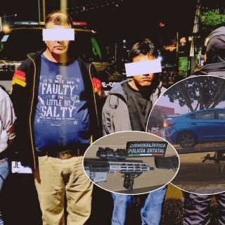Detienen a tres señalados por portar rifle de alto poder en la Americana