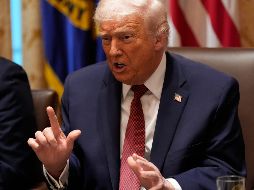 El mandatario estadounidense rectificó declaraciones previas y afirmó que no hay detenidos tras el tiroteo en Brown. AP/ ARCHIVO