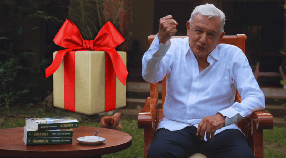 Para esta compra masiva de libros del expresidente, Adán Augusto se habrían gastado 7 millones 804 mil 160 pesos. FACEBOOK / Andrés Manuel López Obrador