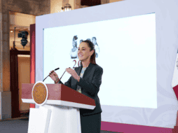 El diario estadounidense resaltó el estilo sofisticado de Sheinbaum al vestir. ESPECIAL/Presidencia de México