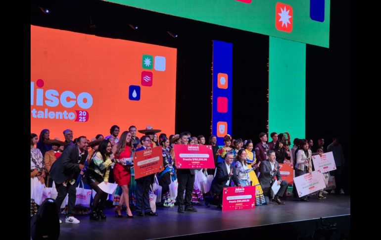 Tras la deliberación del jurado se determinó a las y los ganadores de la tercera edición de Jalisco tiene Talento. EL INFORMADOR / R. BOBADILLA