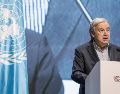 Guterres felicitó a Machado por el Nobel 2025 y destacó su labor democrática y de unidad en Venezuela. EFE/ Fraga Alves
