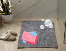 Optar por modelos con respaldo antideslizante extraíble facilita el lavado y prolonga la vida útil del tapete. CANVA