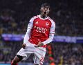 Noni Madueke marcó dos goles en la victoria de los Gunners. EFE/O. Matthys