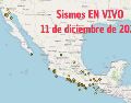 Sismos en México | EN VIVO | 11 de diciembre de 2025. ESPECIAL / SSN
