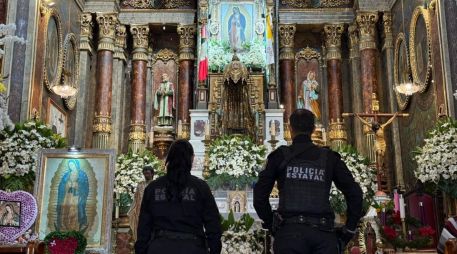 De acuerdo con el Secretario de Seguridad, Juan Pablo Hernández González, los oficiales viales estarán distribuidos en las vías aledañas al recinto religioso. ESPECIAL / SECRETARÍA DE SEGURIDAD
