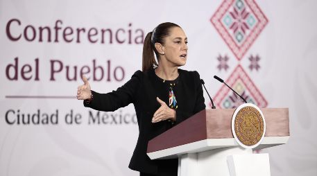 Sheinbaum reiteró que el AICM y el AIFA son las terminales más relevantes para fortalecer la conectividad aérea con Estados Unidos. EFE/ J. Mendez