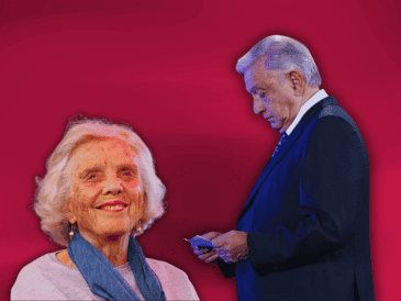 Elena Poniatowska no eludió la pregunta sobre su valoración del movimiento que fundó López Obrador. SUN / ARCHIVO