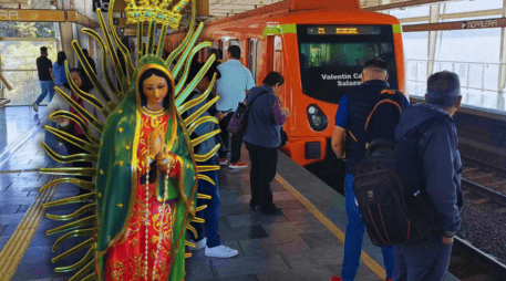 La estación Basílica de la línea 6 permanecerá abierta este 11 y 12 de diciembre para facilitar la movilidad de peregrinos. SUN /  ARCHIVO