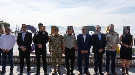 El alcalde, Alejandro Aguirre, inauguró el operativo de seguridad y apuntó que se busca garantizar la tranquilidad de los habitantes y turistas. FACEBOOK/@Alejandro Aguirre Curiel