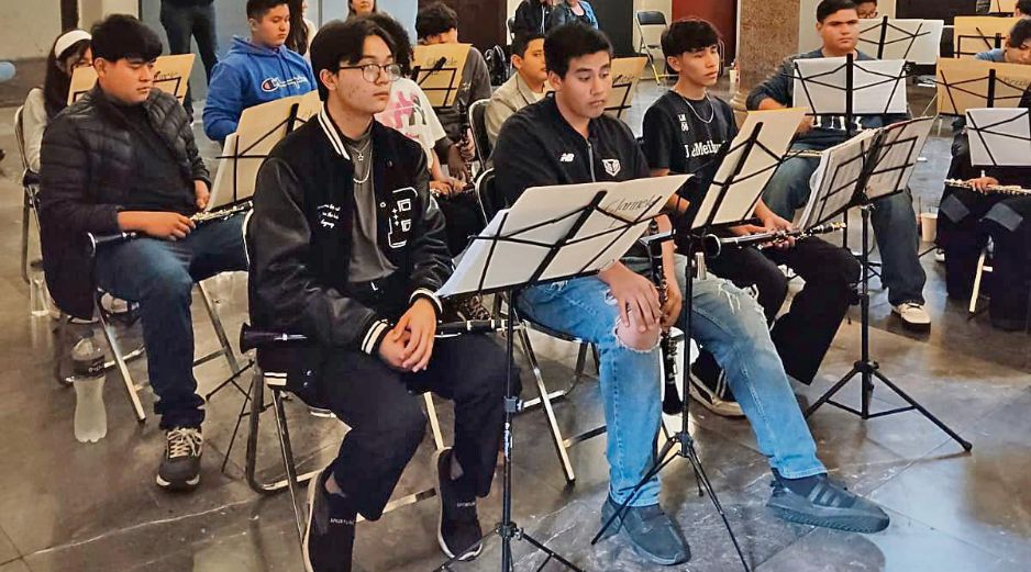 Integrantes de la Banda Sinfónica Estatal ECOS. CORTESÍA