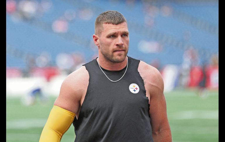 El linebacker no estará presente en los entrenamientos del equipo y su estado para el partido del lunes aún es incierto. AFP