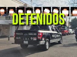 El servicio completo de detenidos y aseguramientos fue remitido ante el agente del Ministerio Público. ESPECIAL / FACEBOOK Policía de Guadalajara