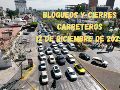 Bloqueos y cierres de carreteras en México este 12 de diciembre de 2025. EL INFORMADOR / ARCHIVO