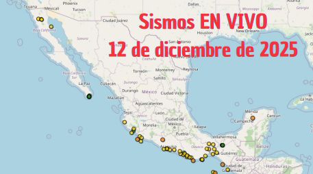 Sismos en México | EN VIVO | 12 de diciembre de 2025. ESPECIAL / SSN