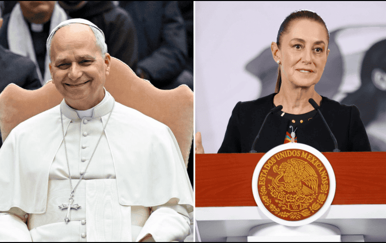 La llamada ocurre después de que, en su conferencia matutina del 2 de diciembre, la Presidenta informó públicamente que su gobierno busca concretar un contacto con León XIV. SUN / ARCHIVO / EFE / ARCHIVO
