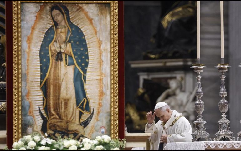 León XIV subrayó el papel de la Virgen de Guadalupe como portadora de consuelo en América. EFE/EPA/F. Frustaci