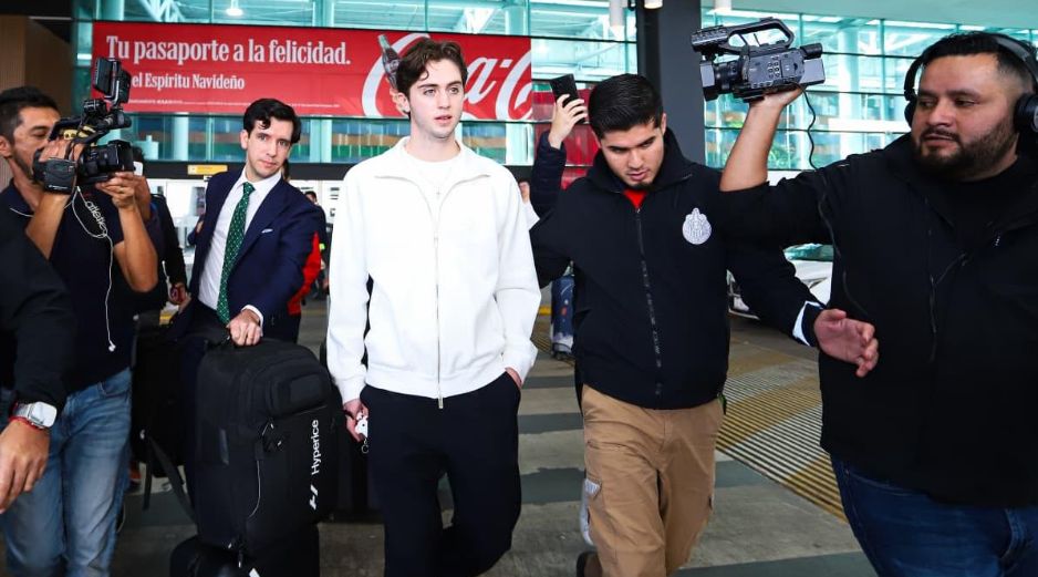 Brian Gutiérrez llega procedente del Chicago Fire, en su arribo a Chivas. se espera un buen augurio. EL INFORMADOR/J. Acosta