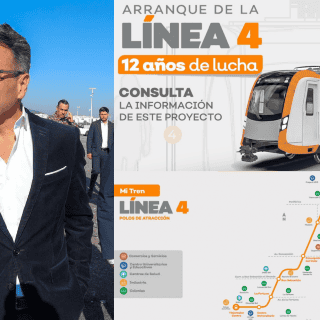 Alistan inicio de la Línea 4 del Tren Ligero