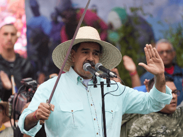 La rección de las personas ante el baile tan despreocupado de Maduro, está dividida entre quienes lo apoyan y quienes creen que hace el rídiculo. AP/A. Cubillos