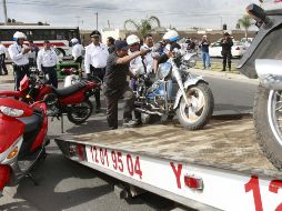 La mayoría de las motocicletas llevadas al corralón son abandonadas por sus dueños. EL INFORMADOR/Archivo