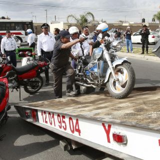 Se duplican motos enviadas al corralón