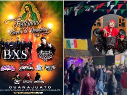 En las imágenes difundidas a través de redes sociales se observa cómo el conflicto inicia a las espaldas de Santa Fe Klan, mientras se cantaban Las Mañanitas. ESPECIAL / INSTAGRAM santa_fe_klan_473