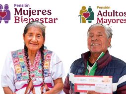 La Pensión Bienestar es uno de los programas que benefician a millones de personas en México. ESPECIAL / Programas para el Bienestar y CANVA
