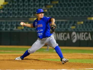 Ronaldo Medrano se anotó la victoria tras lanzar por siete entradas. CORTESÍA/Cañeros de Los Mochis