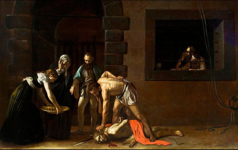 «No ha surgido entre los hijos de una mujer ninguno más grande que Juan el Bautista. Sin embargo, el más pequeño en el Reino de los cielos, es todavía más grande que él» WIKIPEDIA/«La decapitación de San Juan Bautista», de Caravaggio