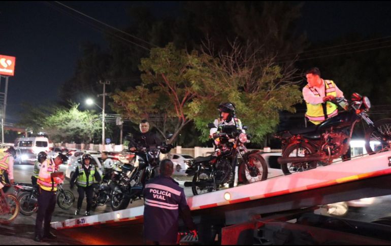 Solo el 30% de las motos son recuperadas, el resto se queda en los corralones debido a distintos factores. ESPECIAL / POLICÍA VIAL