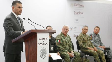 García Harfuch declaró que la investigación inicial empezó por denuncias específicas por extorsión. X / @OHarfuch