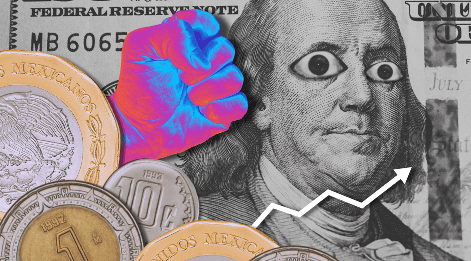 Recuerda que la cotización del dólar cambia a lo largo del día, por lo que su precio final de compra y venta puede variar; de momento, el peso mexicano es vencedor gracias al Banxico. ESPECIAL / Canva